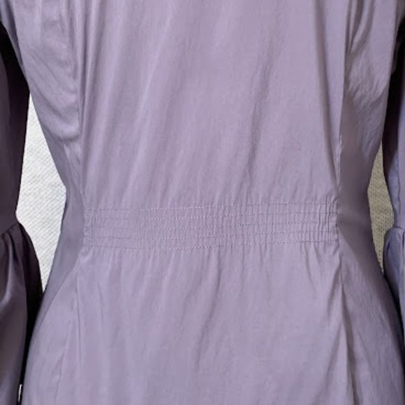 BCBGMaxazria Button Down ¾ Bell Sleeves Blouse - Picture 4 of 7